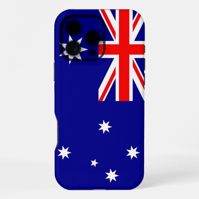 Apple iPhone 16 Pro Max Case, Australia flag Case (Back)