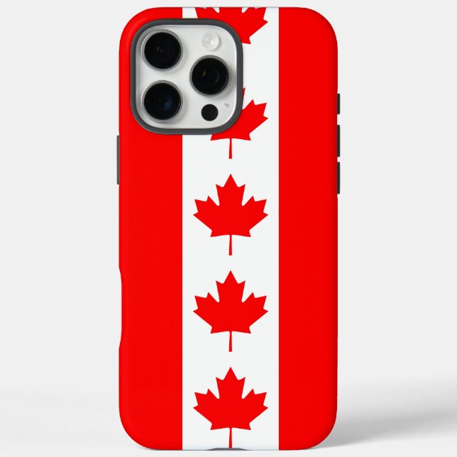 Apple iPhone 16 Pro Max Case, Canada flag Case-Mate iPhone Case (Back)