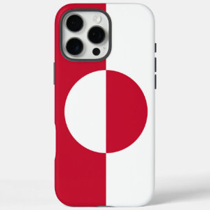 Apple iPhone 16 Pro Max Case, Greenland flag Case