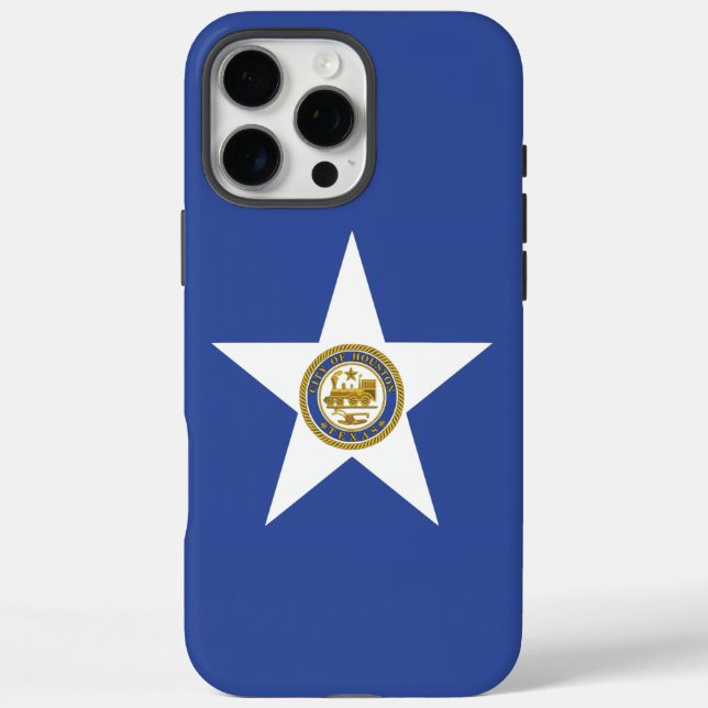 Apple iPhone 16 Pro Max Case, Houston flag Case-Mate iPhone Case (Back)