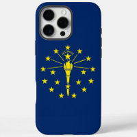 Apple iPhone 16 Pro Max Case, Indiana flag