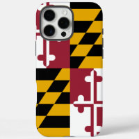 Apple iPhone 16 Pro Max Case, Maryland flag