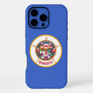 Apple iPhone 16 Pro Max Case, Minnesota flag Case