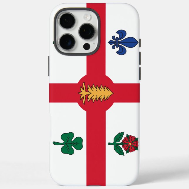 Apple iPhone 16 Pro Max Case, Montreal flag Case-Mate iPhone Case (Back)