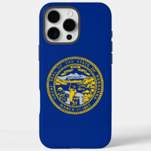 Apple iPhone 16 Pro Max Case, Nebraska flag iPhone 16 Pro Max Case