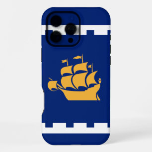 Apple iPhone 16 Pro Max Case, Quebec City flag Case