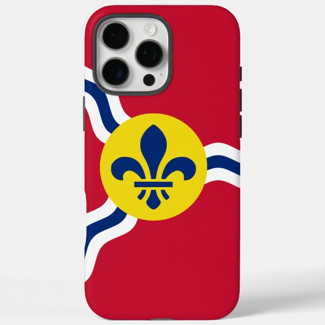 Apple iPhone 16 Pro Max Case, St. Louis flag Case-Mate iPhone Case (Back)