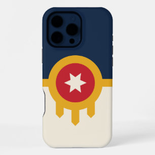 Apple iPhone 16 Pro Max Case, Tulsa City flag Case