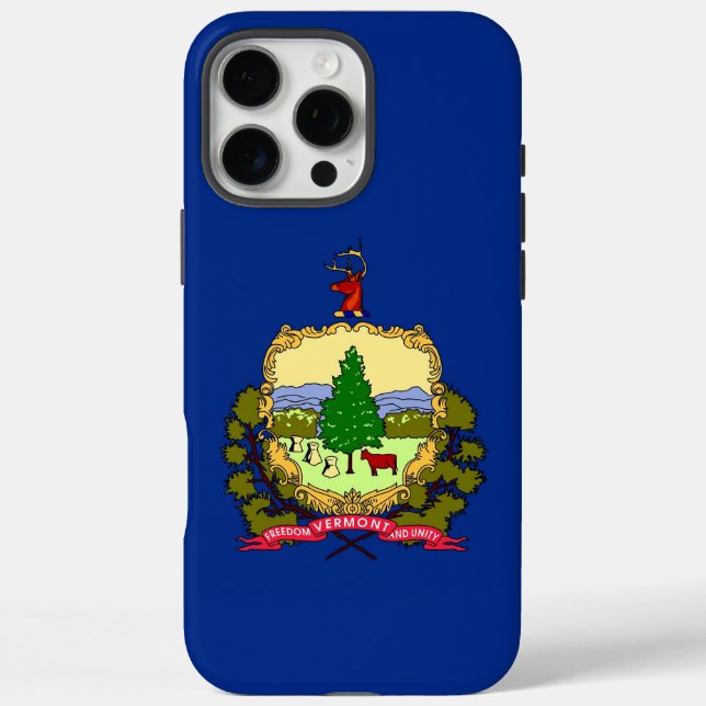 Apple iPhone 16 Pro Max, Vermont State flag Case-Mate iPhone Case (Back)