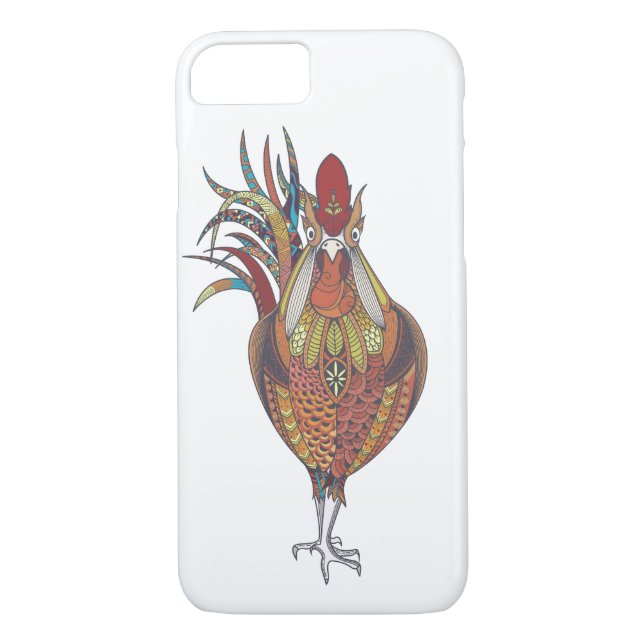 Apple iPhone 8/7 Case-Colourful Chicken Case-Mate iPhone Case (Back)