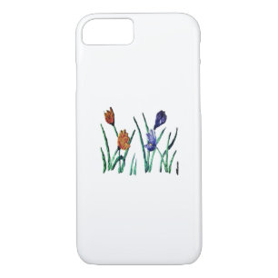 apple iphone 8/7 case pretty flower style design