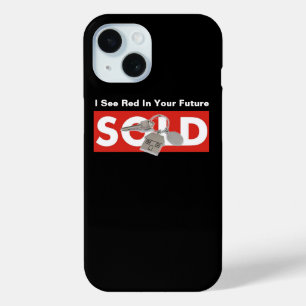 Apple iPhone Case Black Red Real Estate Phone Case