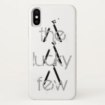 Apple iPhone X, Barely There Phone Case "lucky few