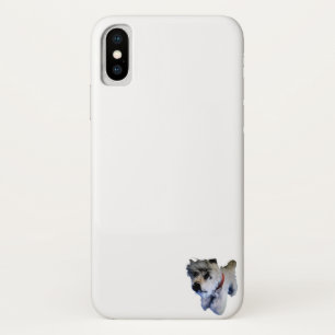 APPLE iPHONE X CASE LITTLE DOG DESIGN