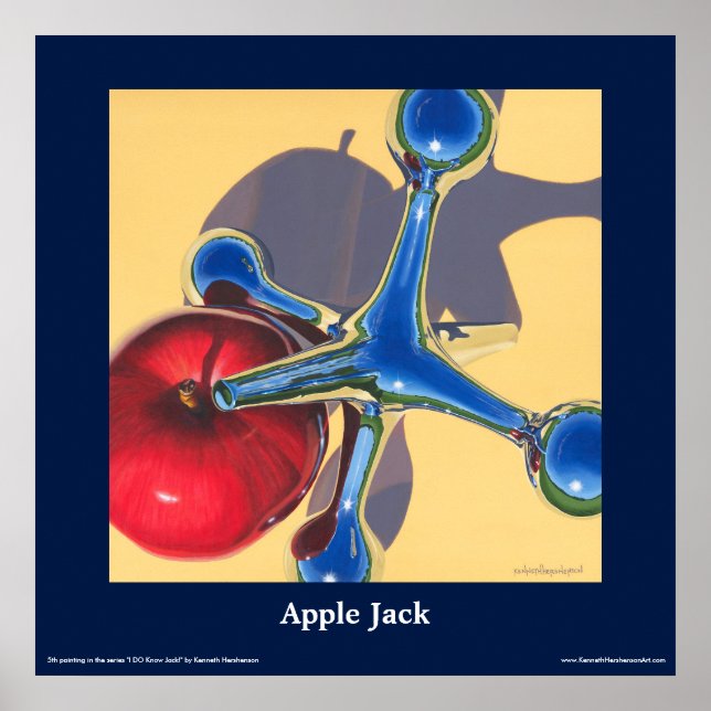 Apple Jack Fine Art Poster, 24" x 24" Poster (Front)