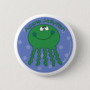 Apple Jellyfish 6 Cm Round Badge