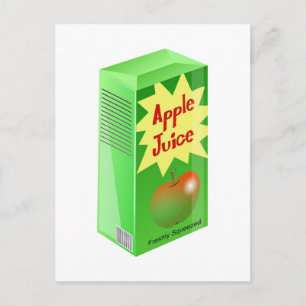 Apple Juice Postcard