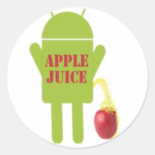APPLE JUICE STICKER