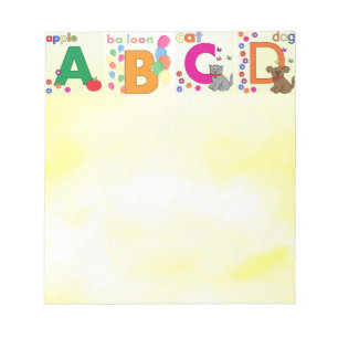 Apple Letter A Notepad