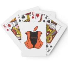 Apple logo playing cards