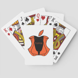 Apple logo playing cards