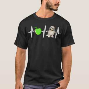 Apple Lowchen Heartbeat Dog Lover T-Shirt