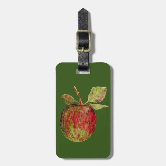 Apple Luggage Tag (Front Vertical)