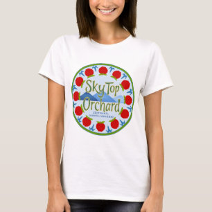 Apple Mandala - Blue T-Shirt