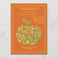 Apple Marquee Invitation