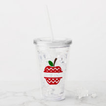Apple Monogram Tumbler