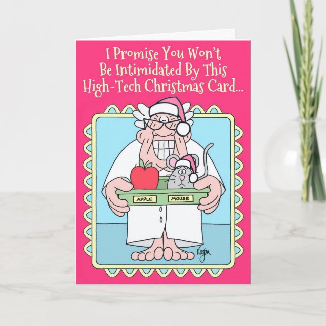 APPLE MOUSE Christmas Card (Front)