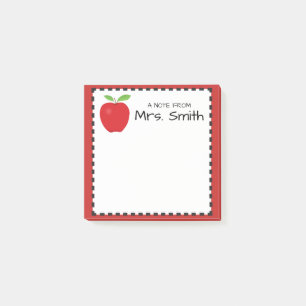 Apple notepad for a Teacher