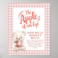 Apple of Eye How Big Moms Belly Game Baby Shower