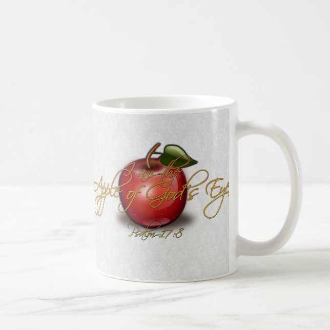 Apple of God's Eye, Christian Coffee Mug (Right)