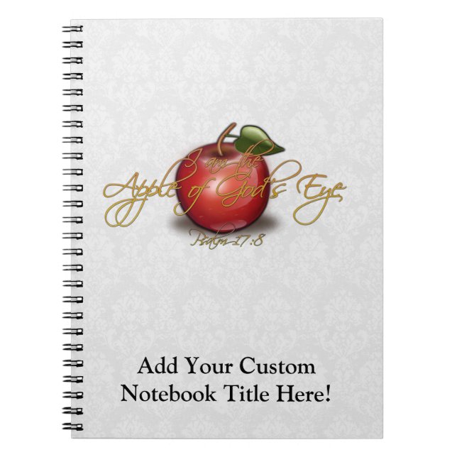 Apple of God's Eye, Christian Notebook (Front)