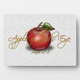 Apple of God's Eye, Christian Plaque