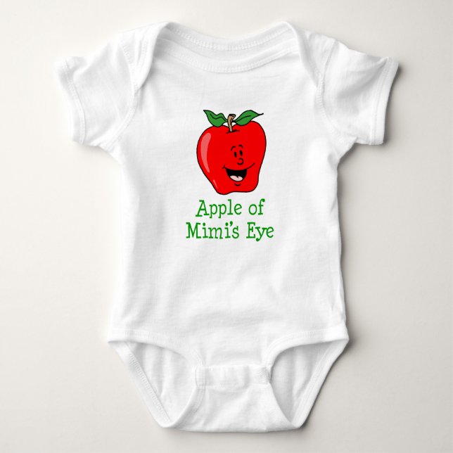 Apple Of Mimi's Eye Grandchild Baby Bodysuit (Front)