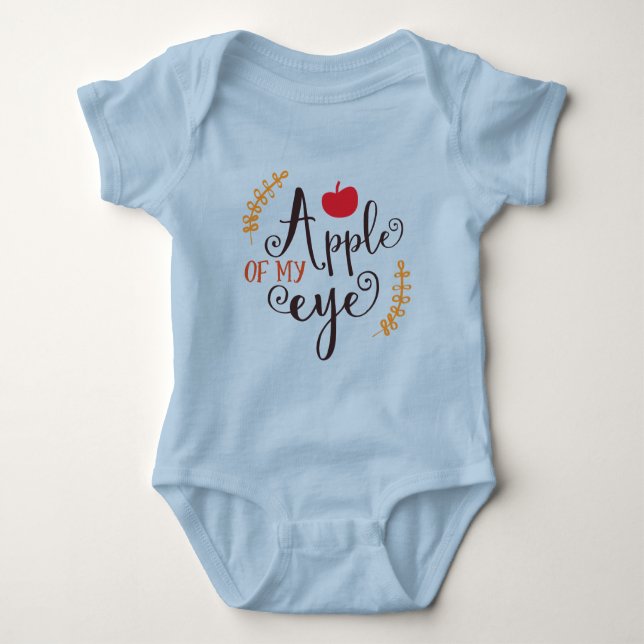 Apple Of My Eye Baby Bodysuit (Front)
