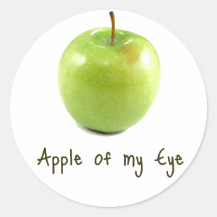 Apple of my Eye Classic Round Sticker