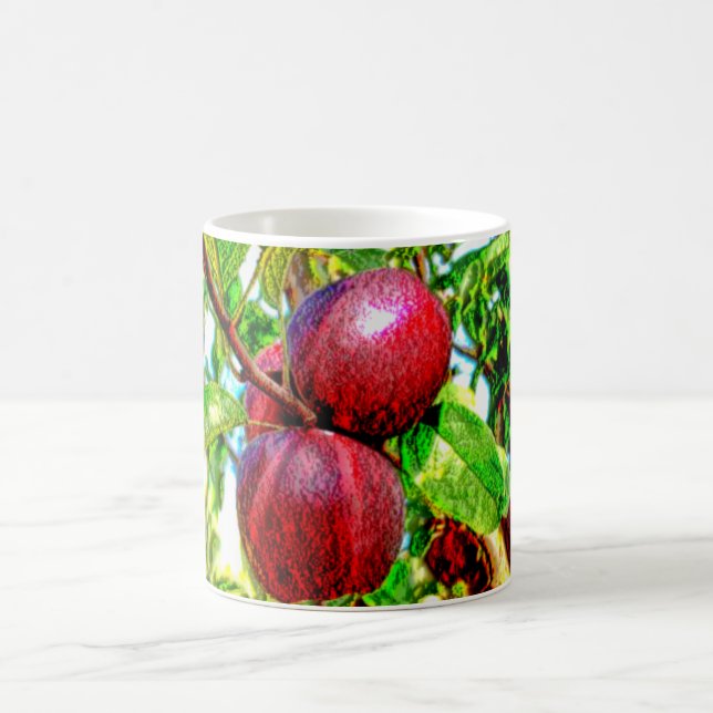 Apple Of My Eye Colour Drawing Coffee Mug (Center)