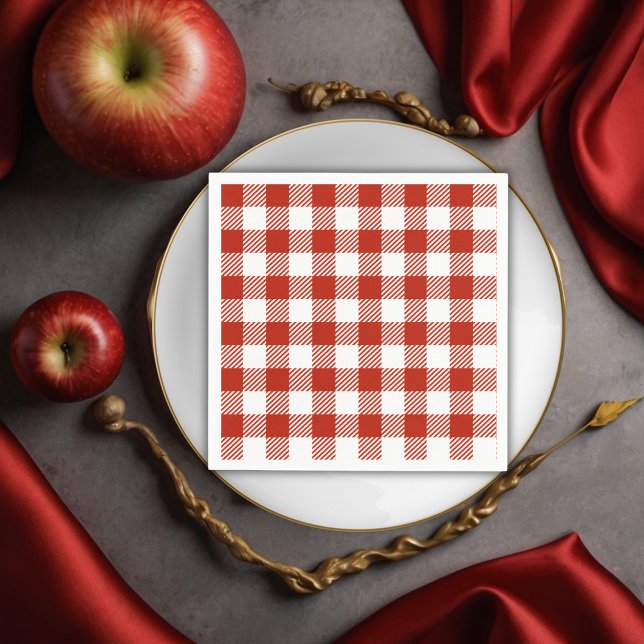 Apple of my eye Red Orchard Baby Shower Napkin (Creator Uploaded)