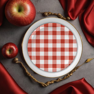 Apple of my eye Red Orchard Baby Shower Paper Plate