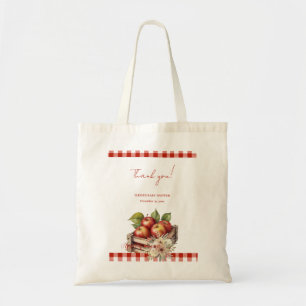 Apple of my eye Red Orchard Baby Shower Tote Bag