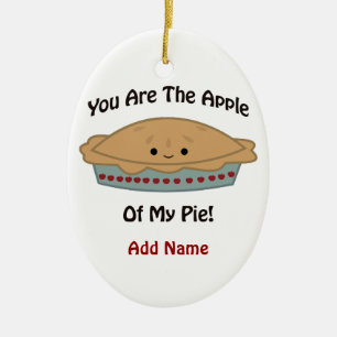 Apple of My pie Ceramic Tree Decoration