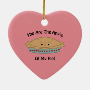Apple of My pie Ceramic Tree Decoration