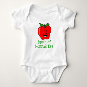 Apple Of Nonna's Eye Baby Bodysuit