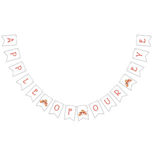 Apple of our Eye! Baby Shower Decorations Bunting
