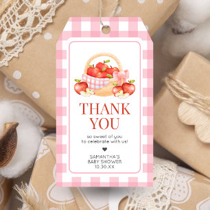 Apple of Our Eye Baby Shower Favour Tags