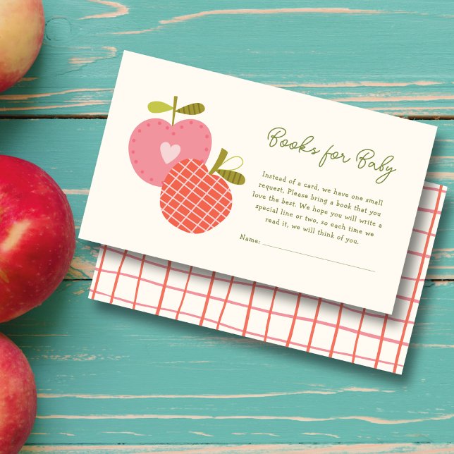 Apple of Our Eye Books for Baby Cute Enclosure Card (Creator Uploaded)