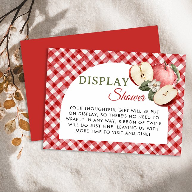 Apple of Our Eye Display Shower Card (Display Shower)